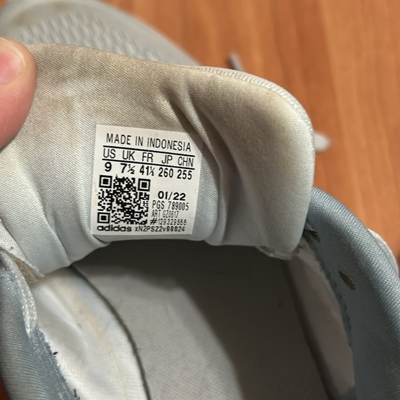 Adidas Womens 9 Questar Cloudfoam Rubber Sole Lace-Up Running Shoes - Picture 7 of 7